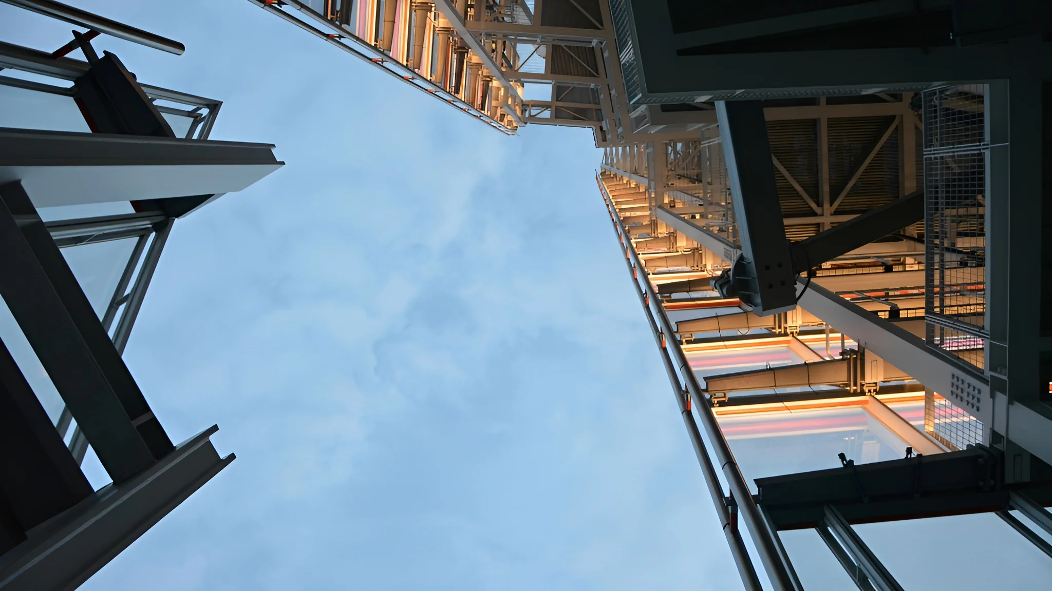 Estrutura Steel Frame em construção